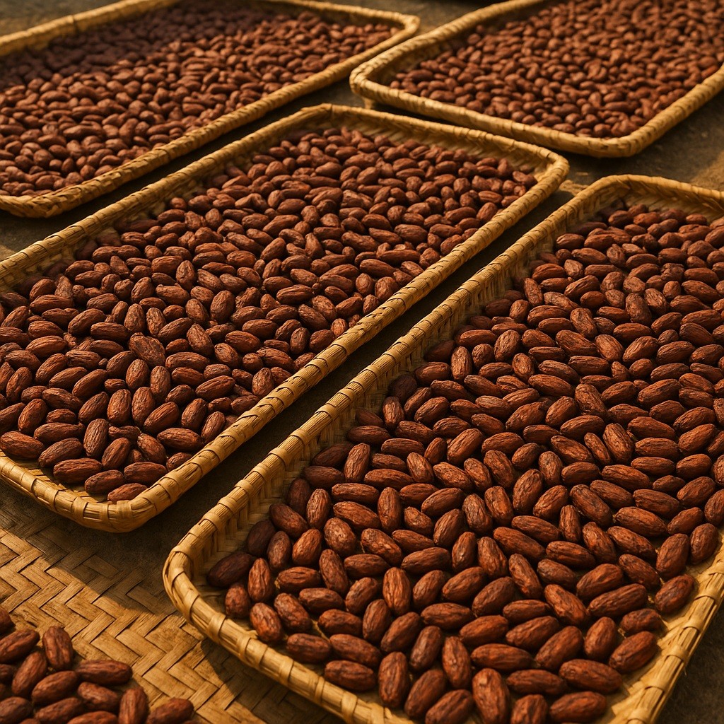 Premium fermented cacao beans